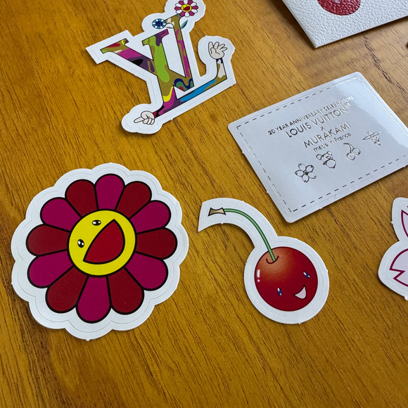 Louis Vuitton X Takashi Murakami 20th Anniversary LV x TM 6 Cherry Stickers Set - Picture 5 of 5
